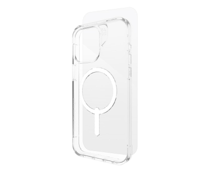 Etui do telefonów ZAGG Luxe Snap do iPhone 15 Pro MagSafe clear + szkło ochronne